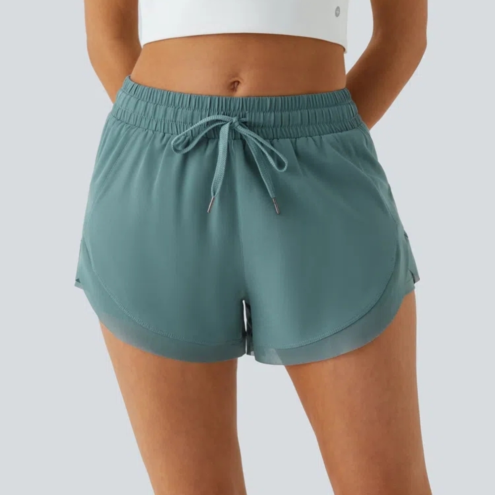HALARA Women's Athletic Shorts in Teal